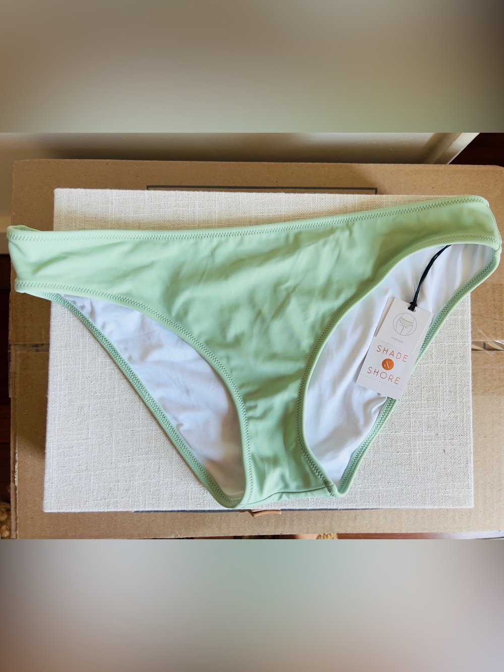 Shade & Shore Shade Hipster Bikini Bottom in Green